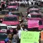 MEXICO-TRANSPORT-TAXI-UBER-PROTEST