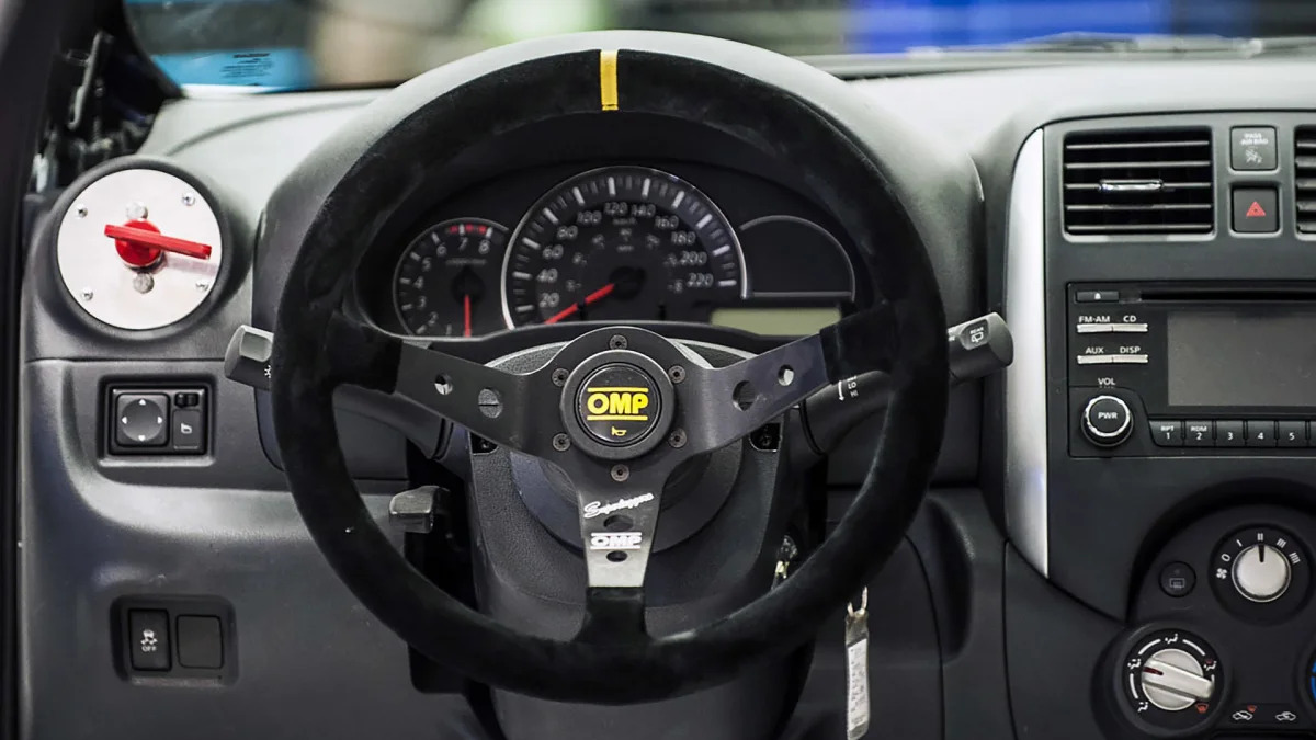 2015 Nissan Micra Cup steering wheel