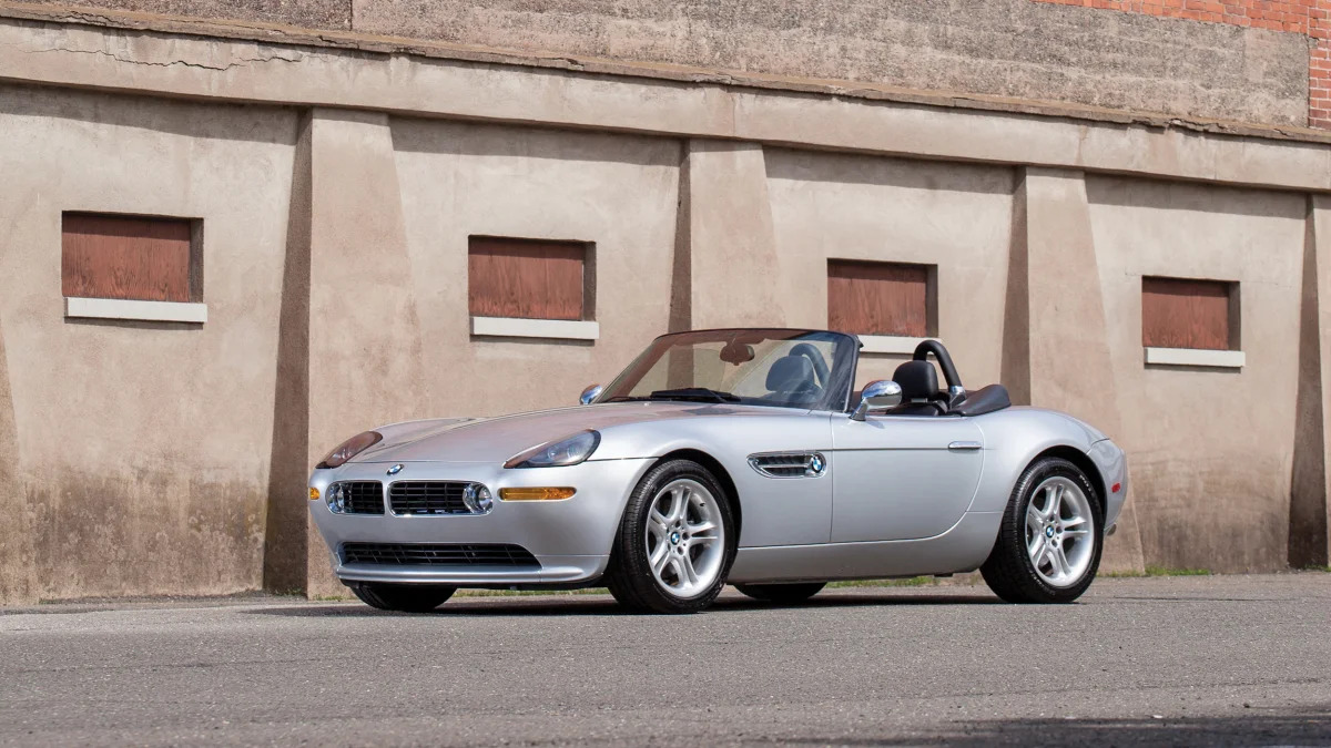 2001 BMW Z8 front 3/4 roof down