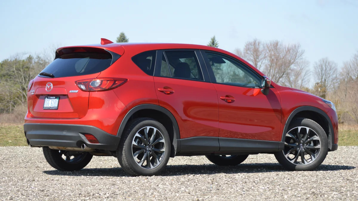 2016 Mazda CX-5 soul red rear side country