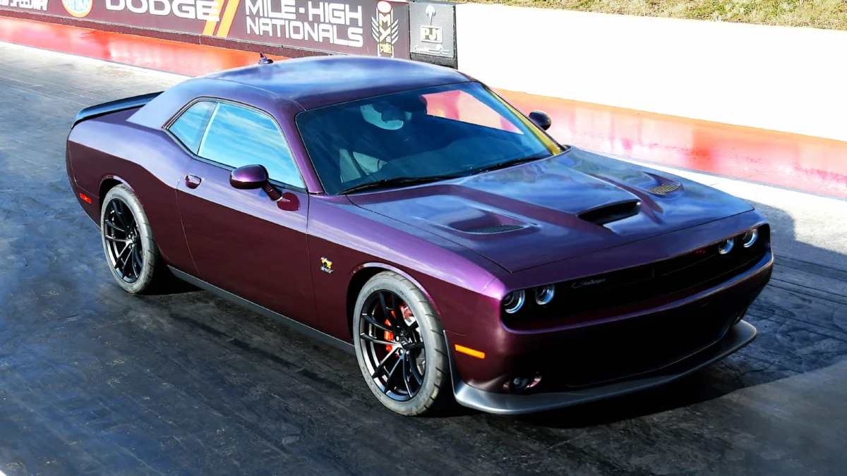 The 2020 Dodge Challenger R/T Scat Pack 1320 in purple