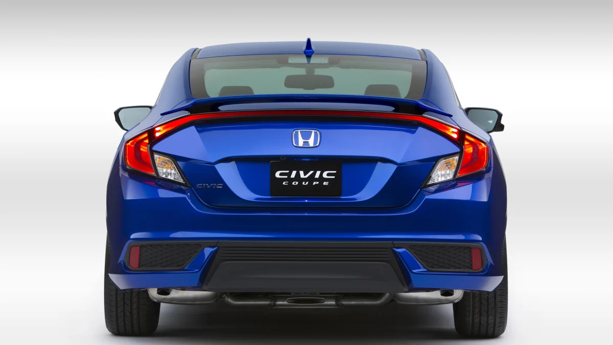 honda civic coupe taillights rear dual exhaust