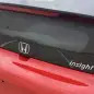 2000 Honda Insight rear window 2