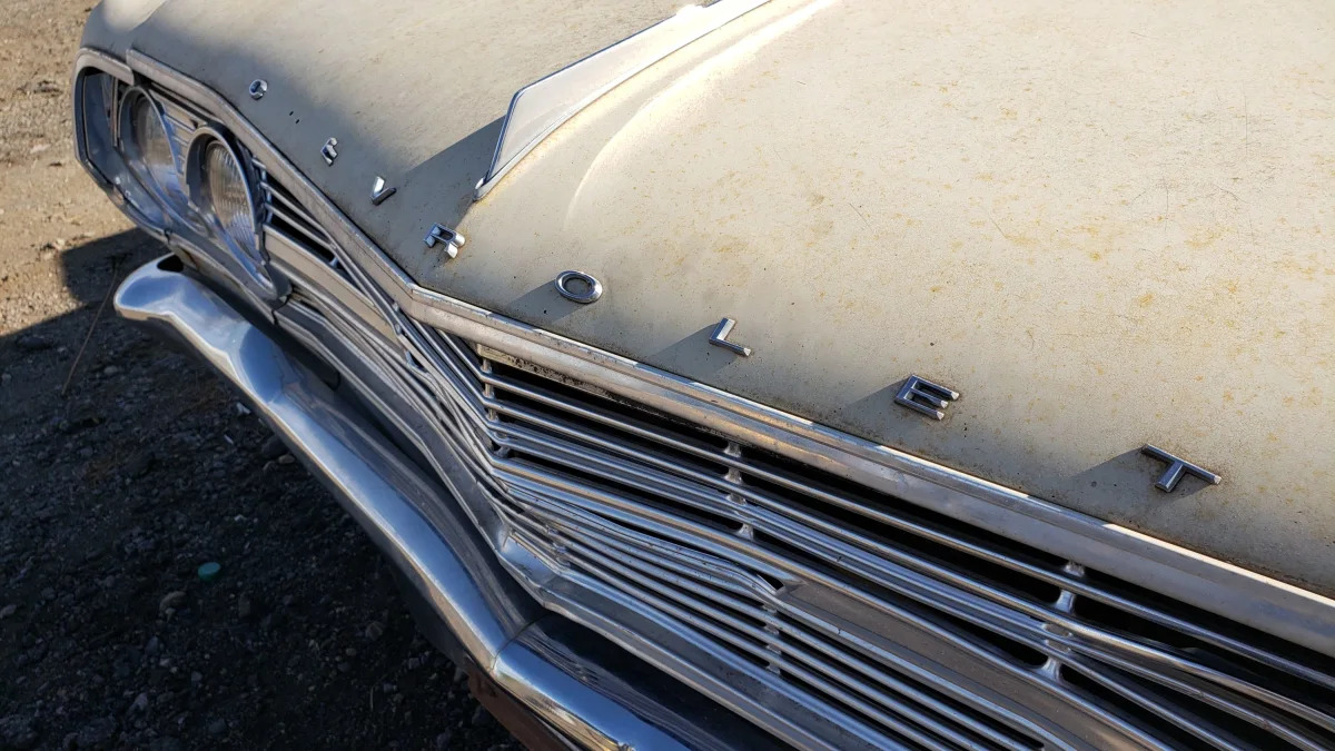 38 - 1965 Chevrolet Malibu in Colorado junkyard - photo by Murilee Martin