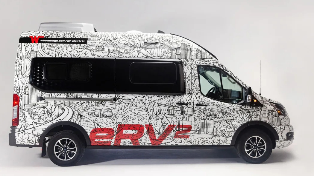 Winnebago's concept electric camper van, the eRV2.