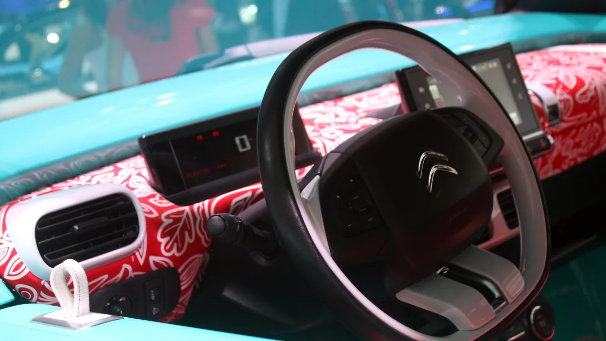 The Citroen Cactus M Concept at the 2015 Frankfurt Motor Show, interior.