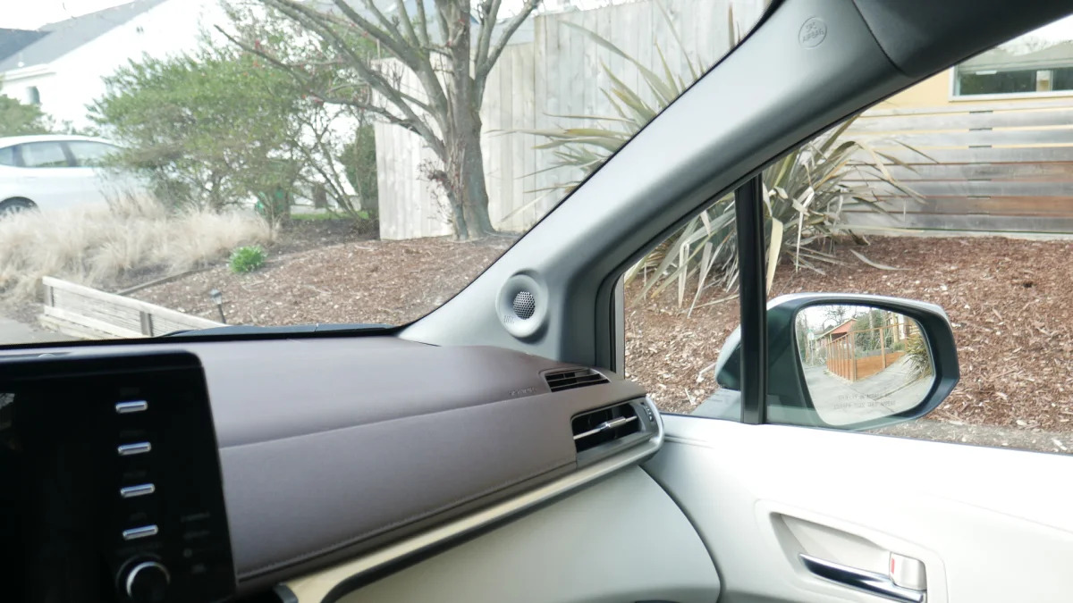 2021 Toyota Sienna interior front three quarter view