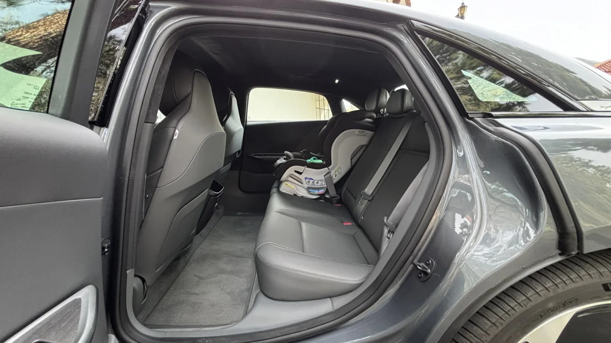 Lucid Air Pure back seat
