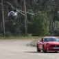 Ford Mustang Ben Collins Stunt Driver helicopter