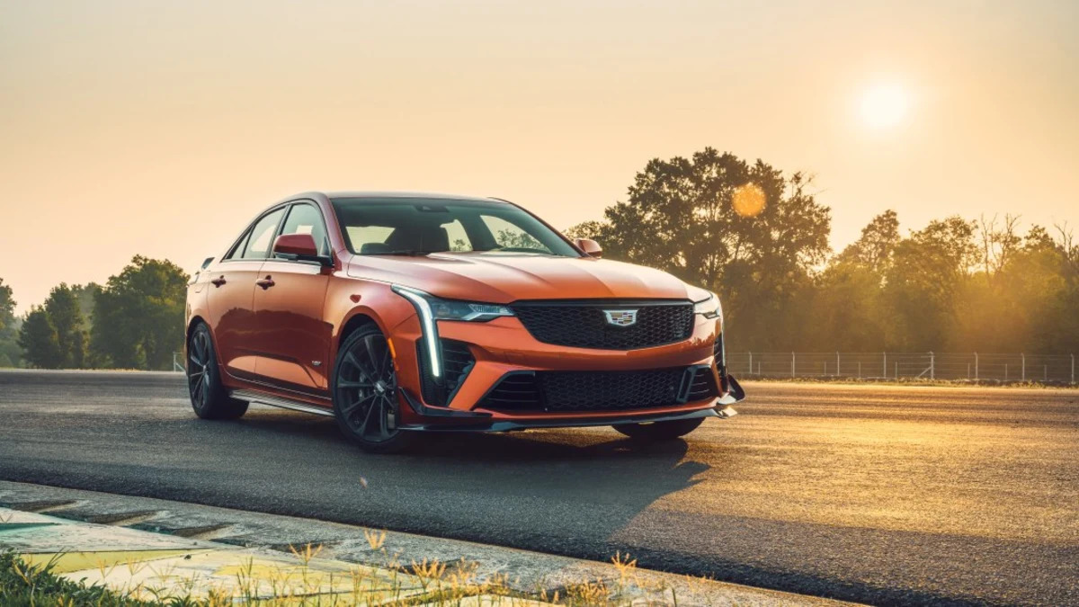 2022 Cadillac CT4-V Blackwing First Drive Review | A magnificent sunset