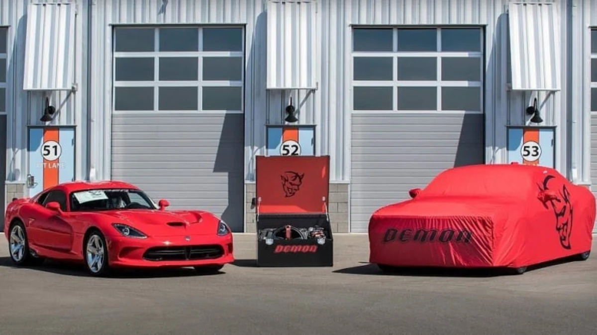 Dodge's final Viper and Demon join stage in a million-dollar auction