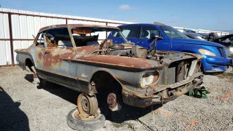 Junked 1961 Plymouth Valiant Coupe