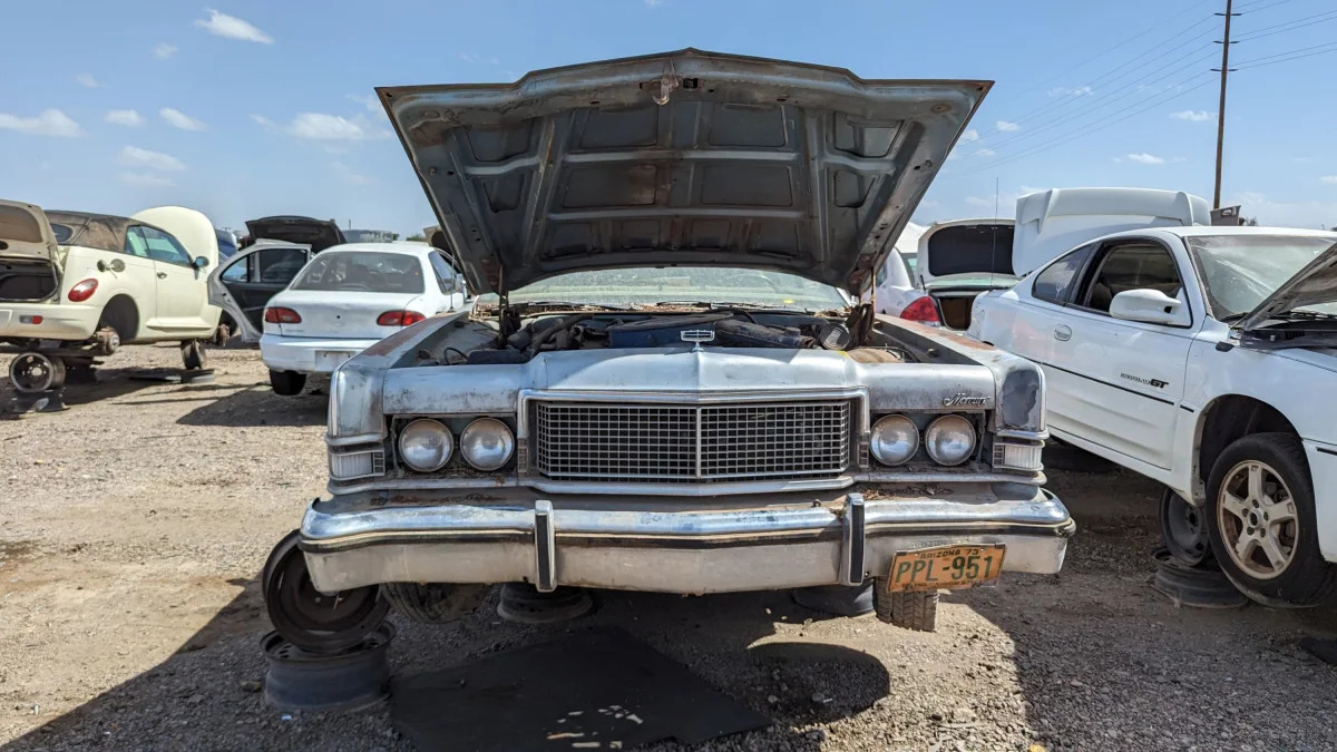 44 - 1973 Mercury Marquis in Arizona junkyard - photo by Murilee Martin