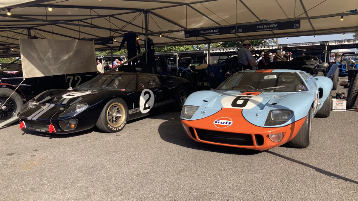 1966 Ford GT MKII and 1968 Ford GT40