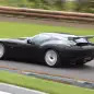Zagato Mostro Maserati on track rear 3/4