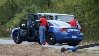 Michigan State Police car testing