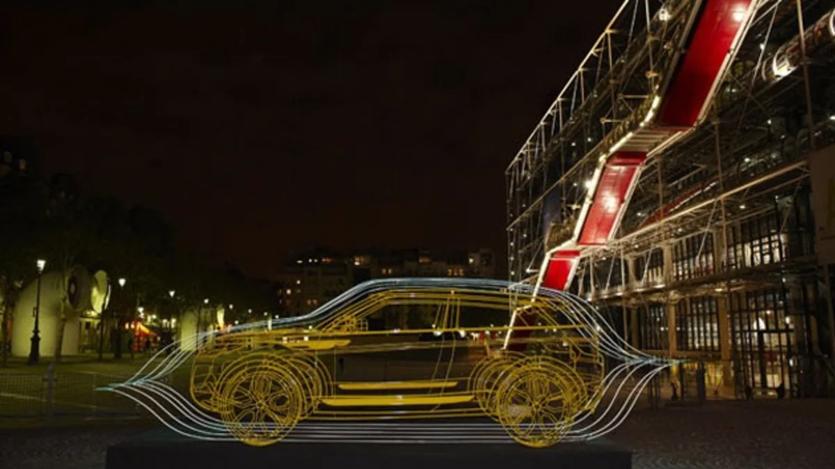 Land Rover Evoque Wire-Frame Art