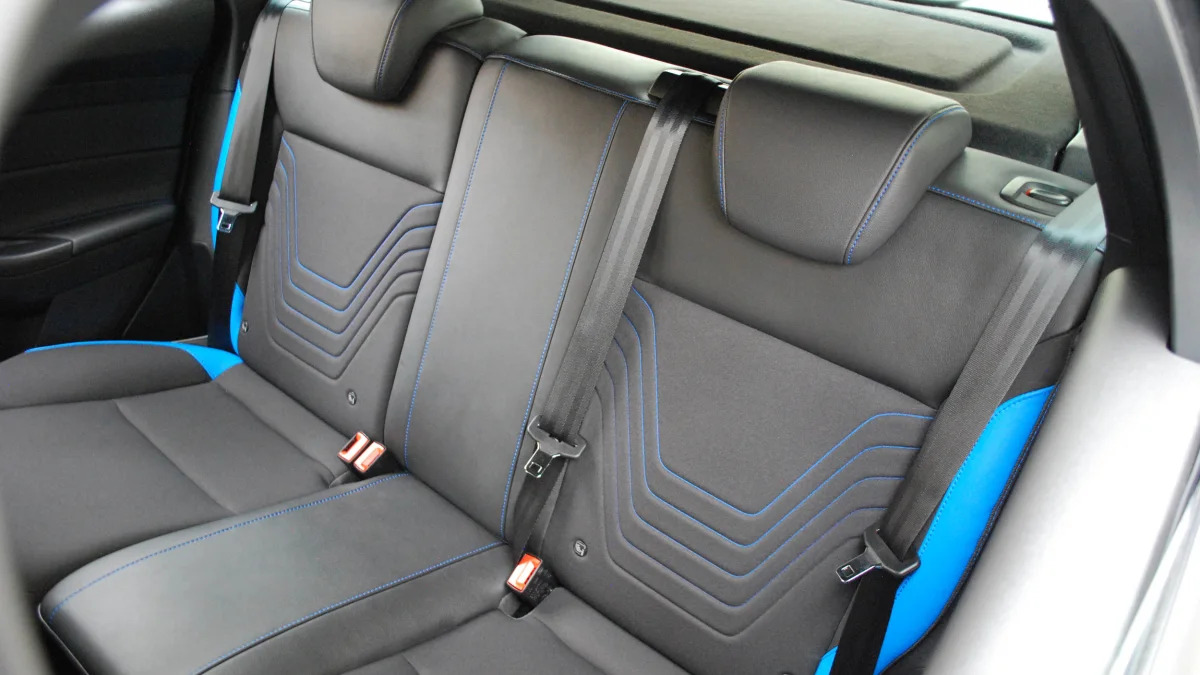 2016 Ford Focus RS rear seats