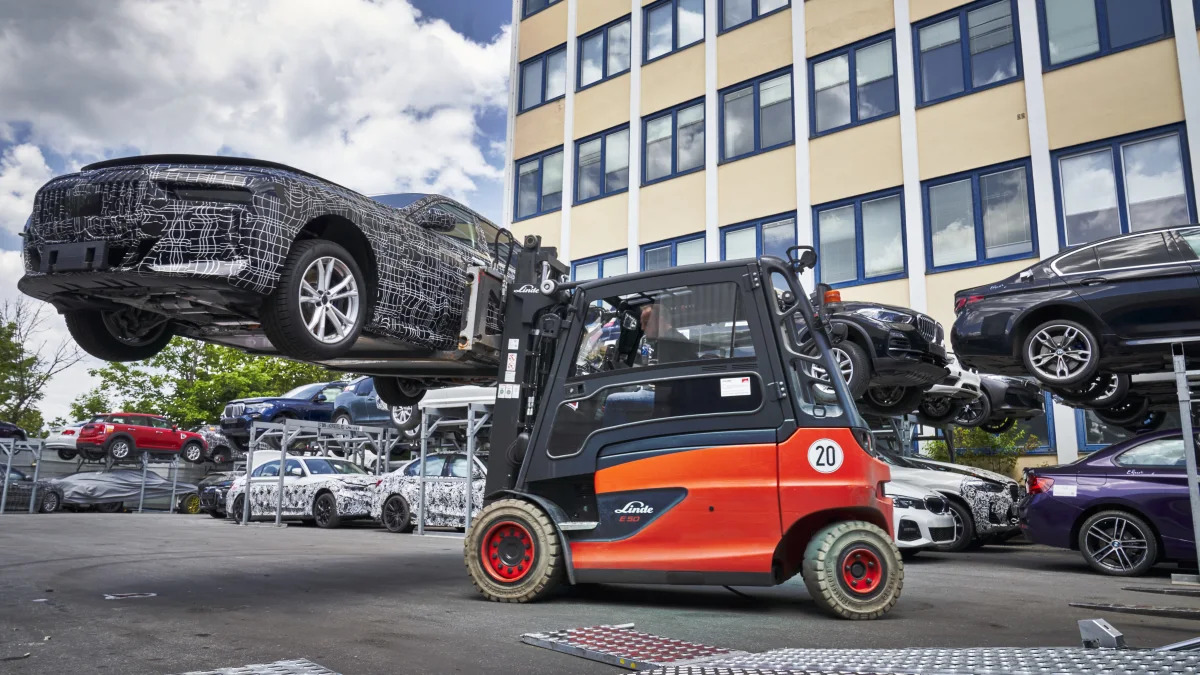BMW recycling center in Garching, Germany