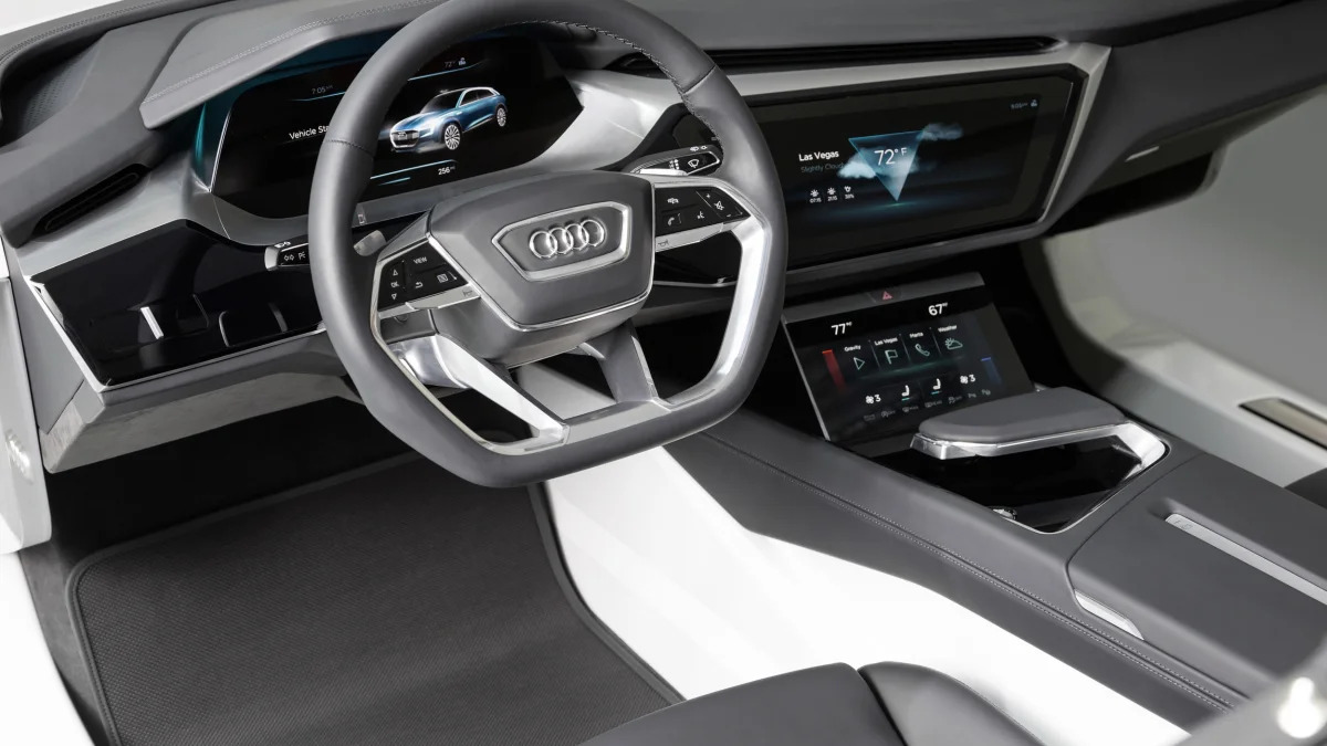 Audi Virtual Dashboard driver's view