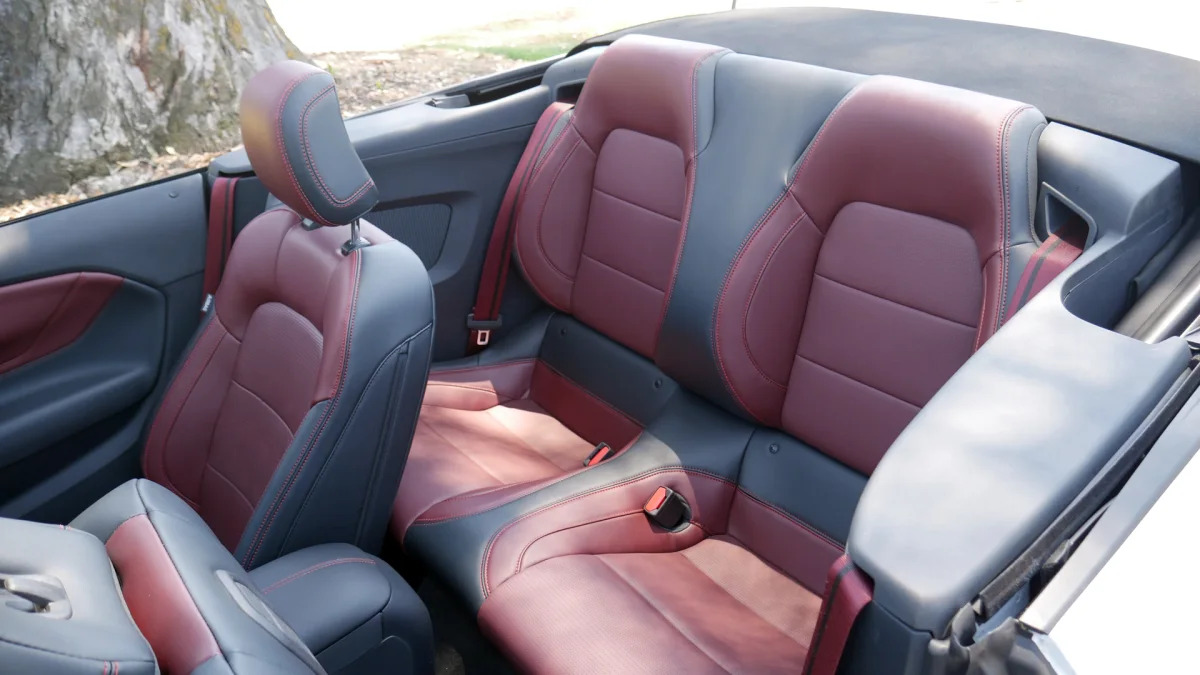 2024 Ford Mustang Convertible back seat