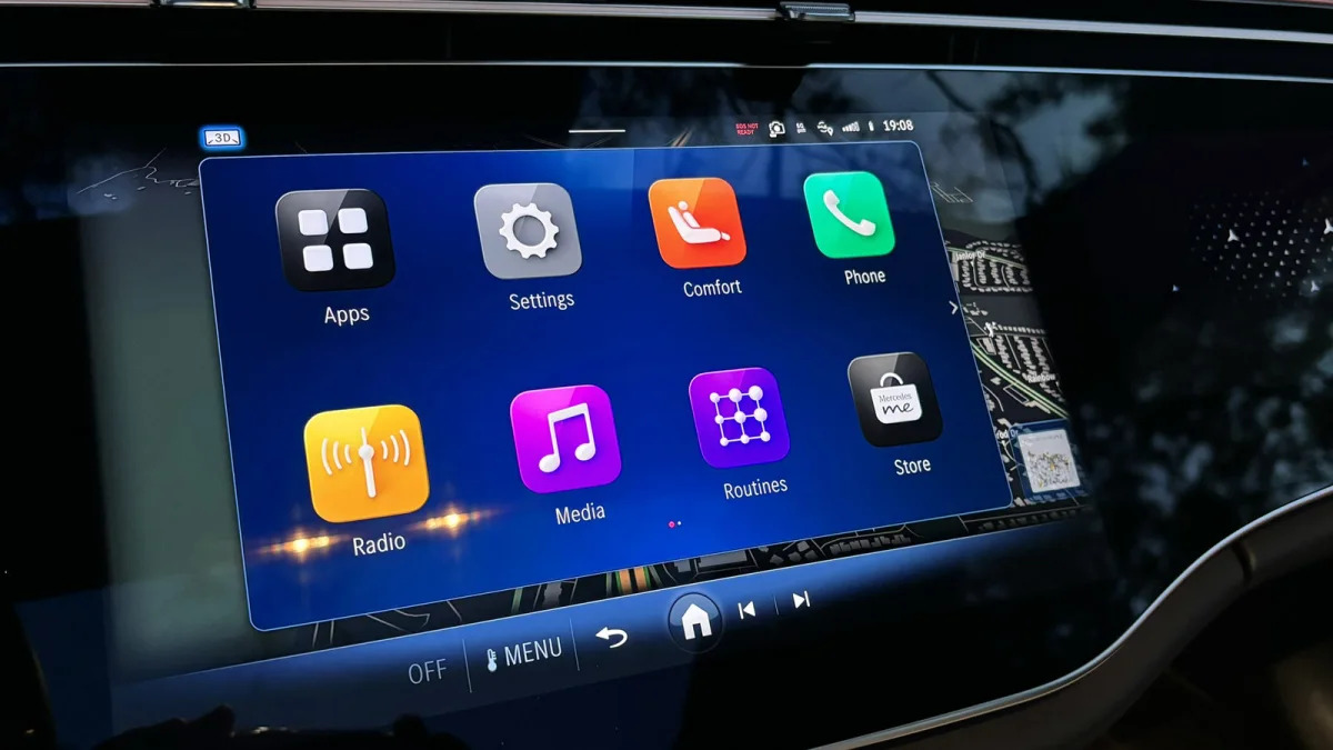 2024 Mercedes-Benz E-Class Interior new menu icons screen