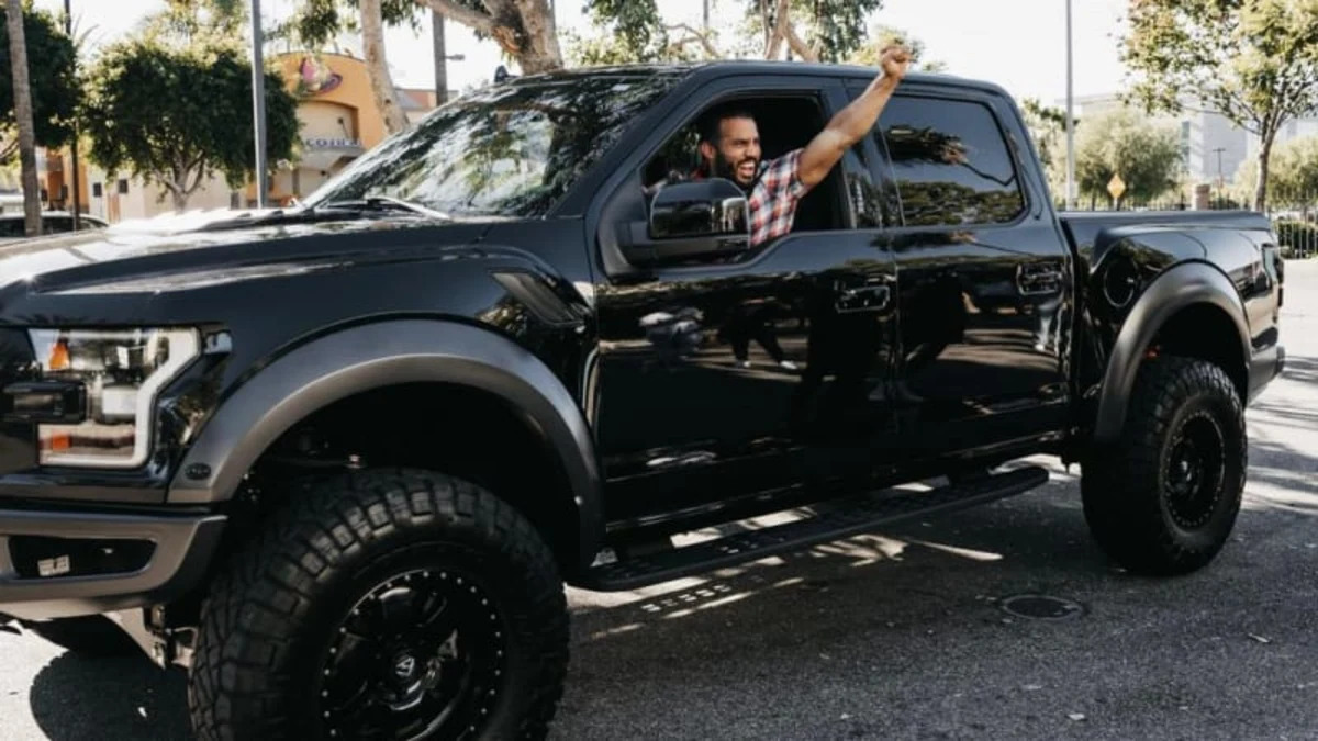 Dwayne 'The Rock' Johnson gives his Ford F-150 Raptor to deserving vet