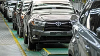 Toyota Highlander Indiana Factory line