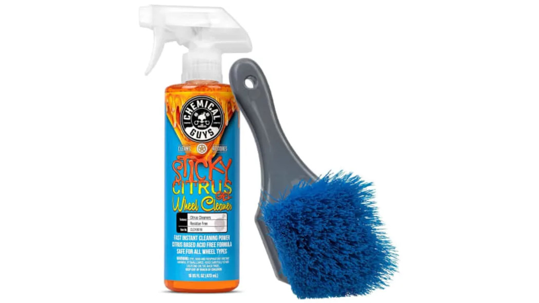 Chemical Guys Sticky Citrus Wheel Cleaner Gel With Heavy Duty Brush