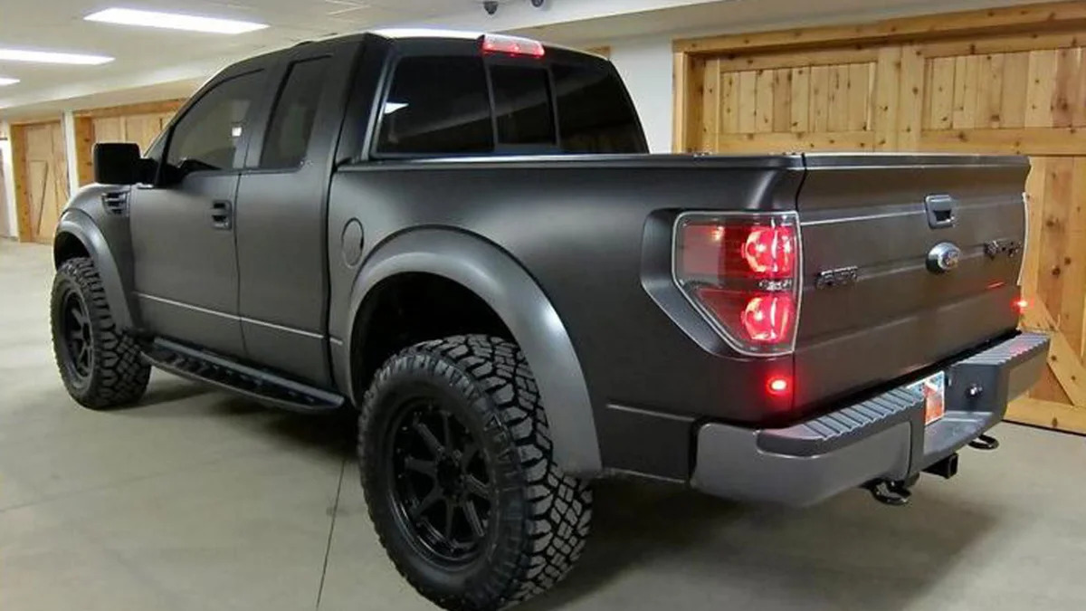 Ken Block's murdered-out 2011 Ford Raptor