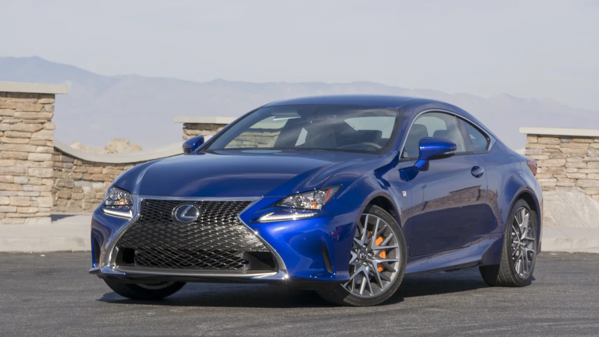 lexus rc200t coupe turbocharged mountains