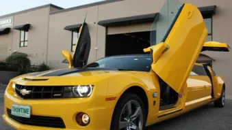 Bumblebee Camaro limousine by Showtime Limos