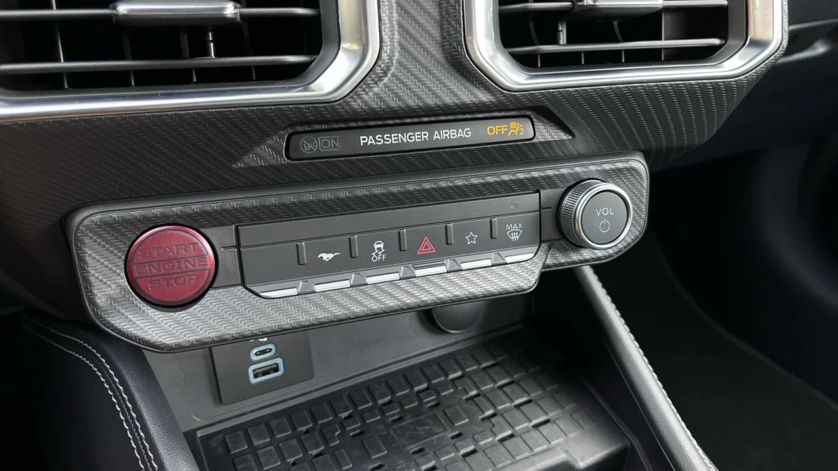 2024 Ford Mustang GT extra vehicle controls