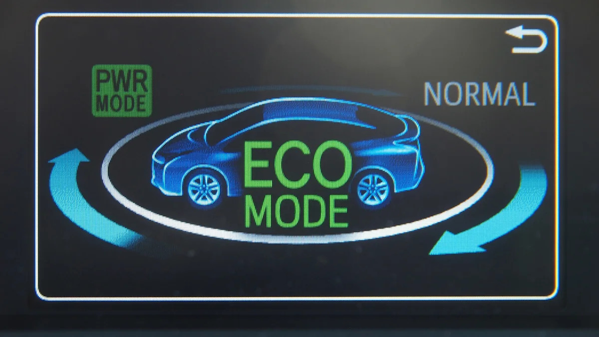 2016 Toyota Prius eco mode