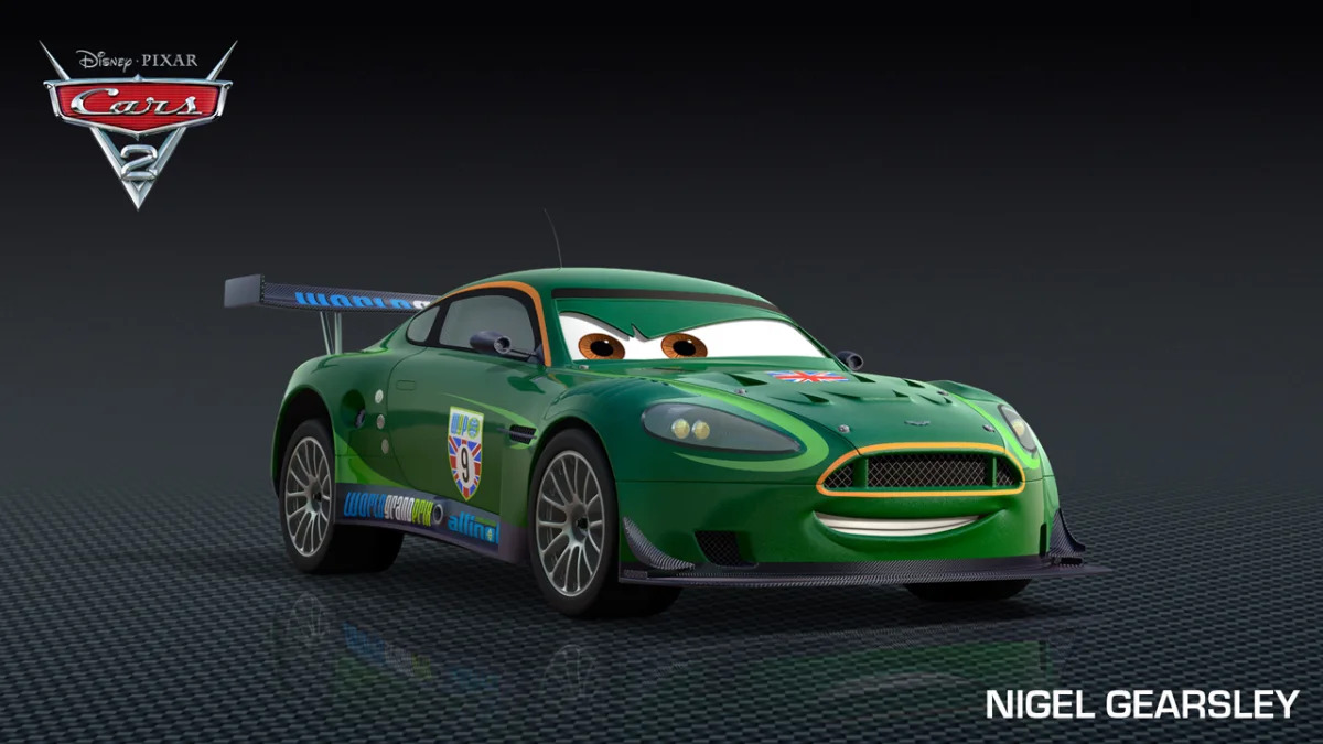 Nigel Gearsley Top Gear Cars 2 character