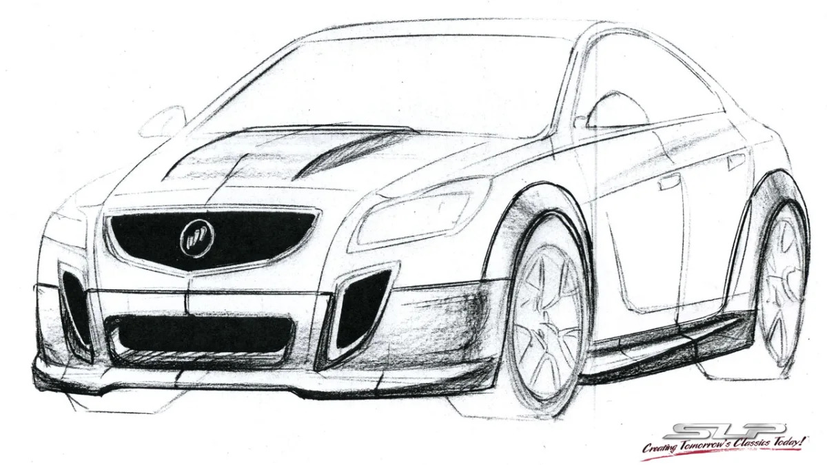 SLP Performance Buick GNX sketch