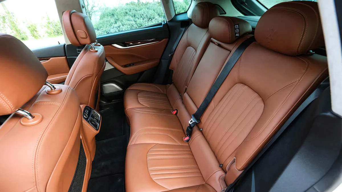 2017 Maserati Levante rear seats