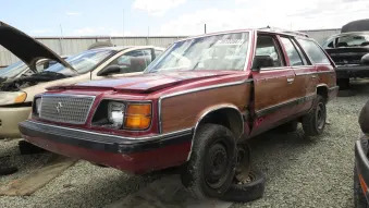 Junked 1986 Plymouth Reliant Station Wagon