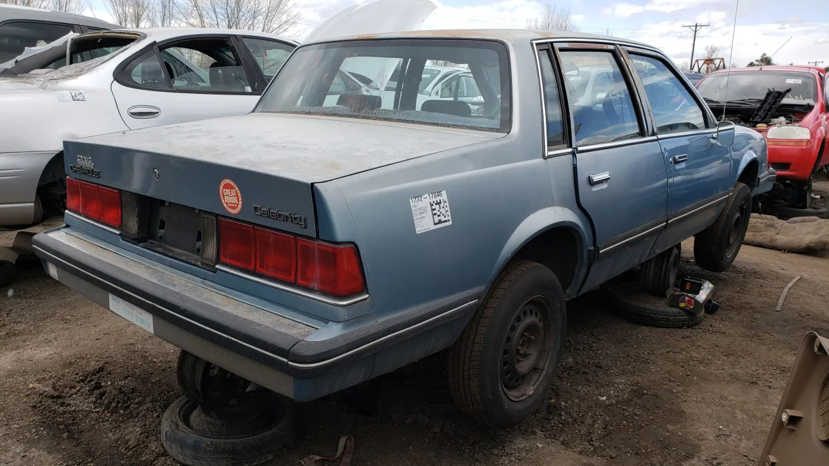32 - 1987 Chevrolet Celebrity in Colorado junkyard - photo by Murilee Martin