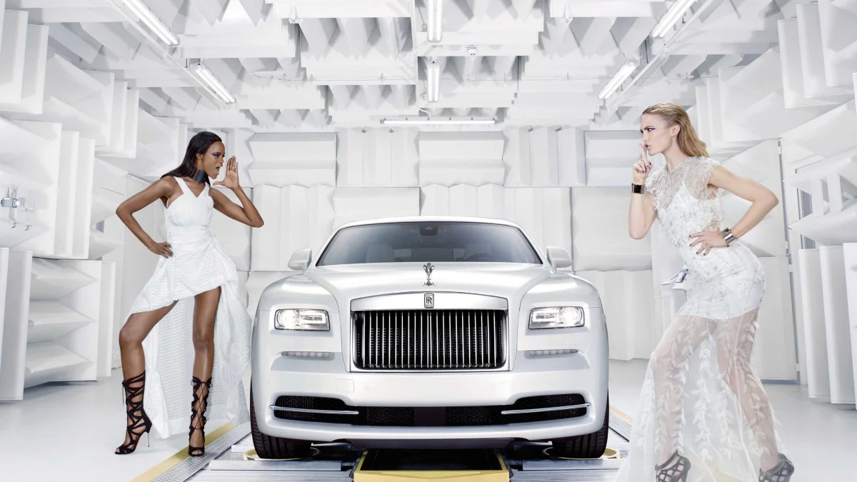 Rolls-Royce Wraith Inspired by Fashion edition assembly line front view