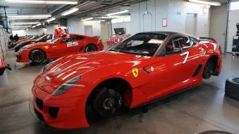 Ferrari 599XXs in the Miller Motorsports Park Garages