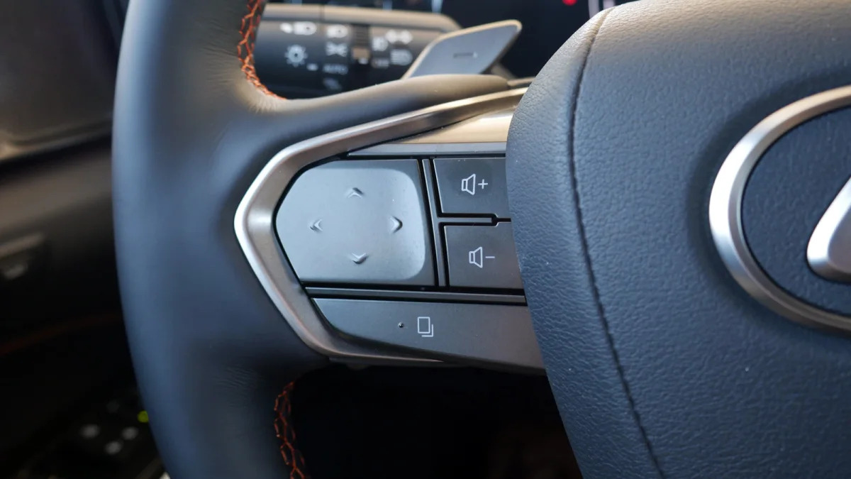 2022 Lexus NX 350h steering wheel left controls