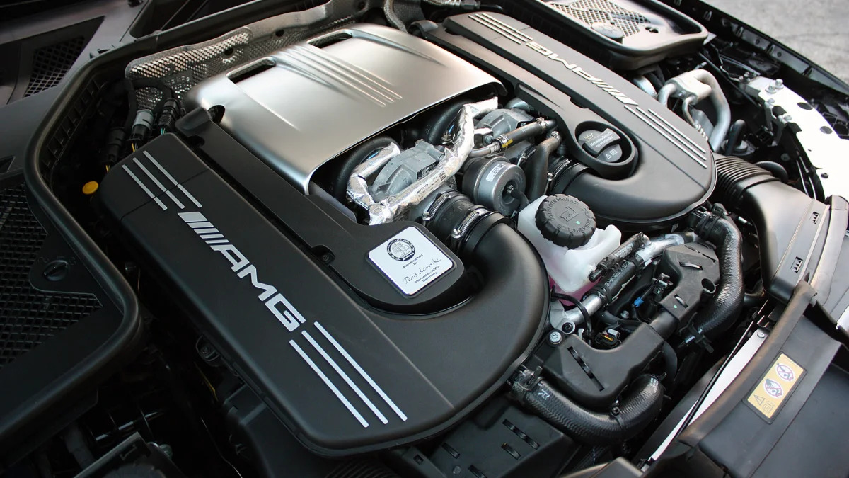 2015 Mercedes-AMG C63 S engine