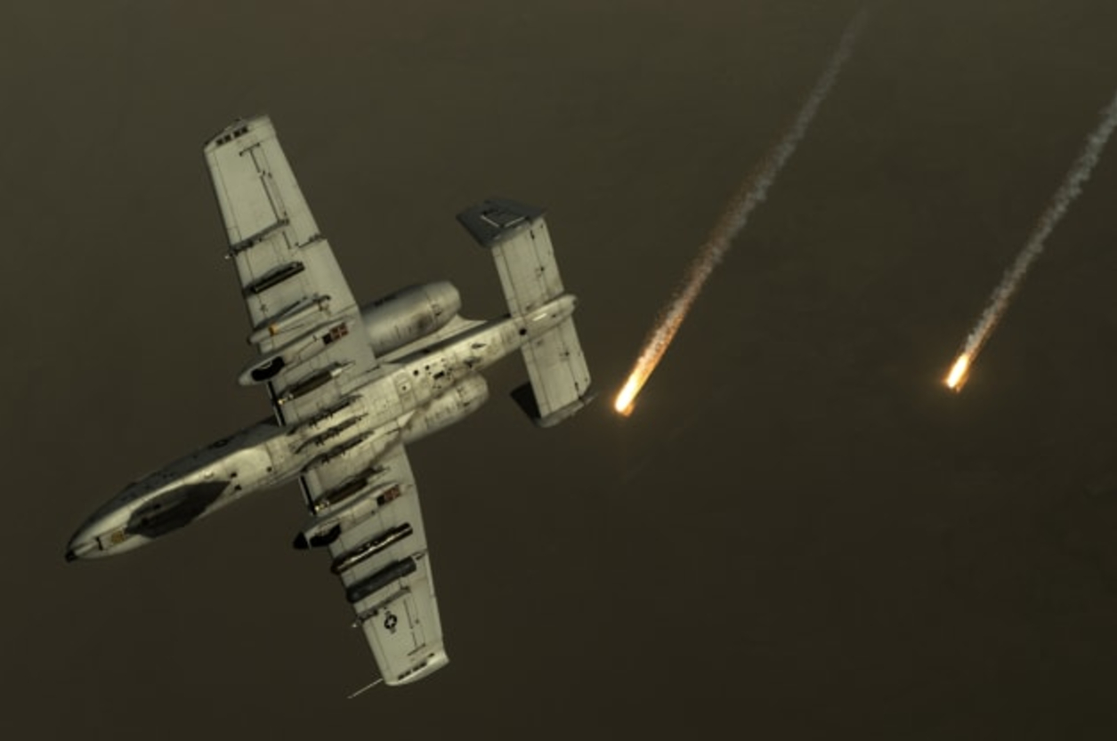 A-10 Warthog Flares