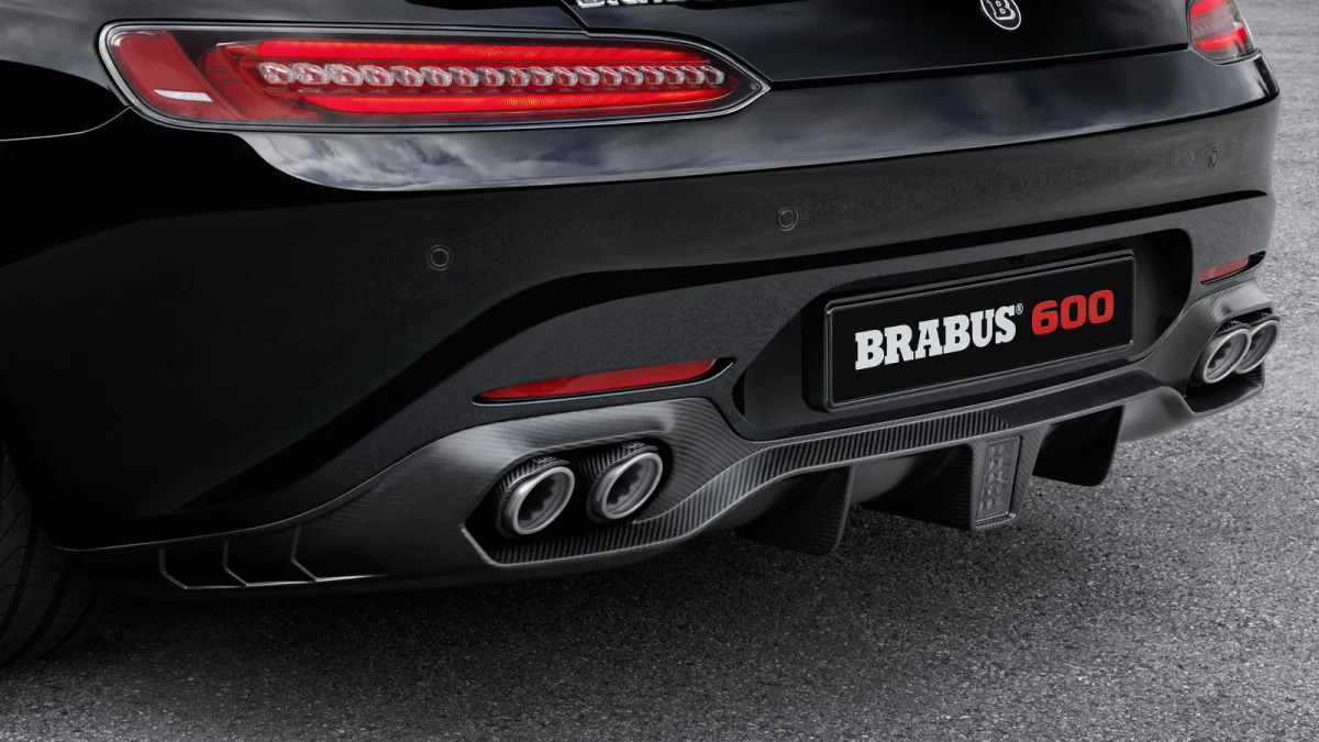 Mercedes-AMG GT S Brabus track diffuser