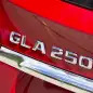 gla250 badge chrome mercedes jupiter red