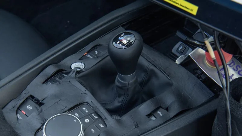 BMW Z4 prototype manual shifter detail