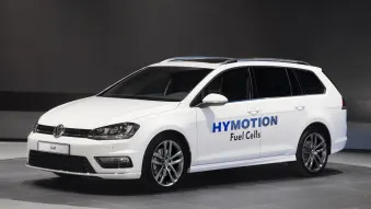 Volkswagen Golf SportWagen and Passat HyMotion