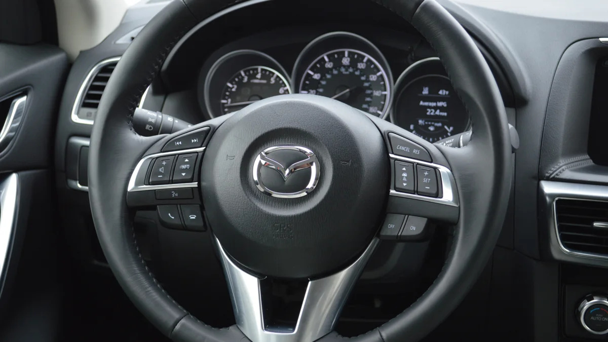 2016 Mazda CX-5 interior steering wheel