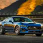 2024 Ford Mustang GT action front three quarter